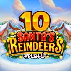 10 Santa's Reindeers online slot by Push Gaming