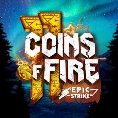 11 Coins of Fire online slot by All For One Studios