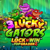 3 Lucky Gators online slot by PearFiction Studios