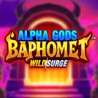Alpha Gods Baphomet WildSurge online slot by PearFiction Studios